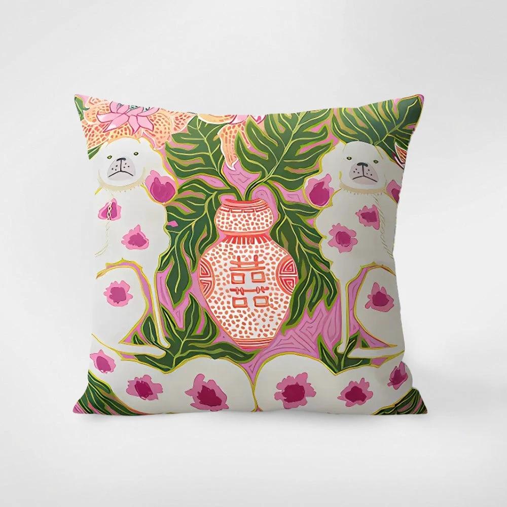 Zebra Tapestry Tassel Cushion Cover by Casa & Beyond