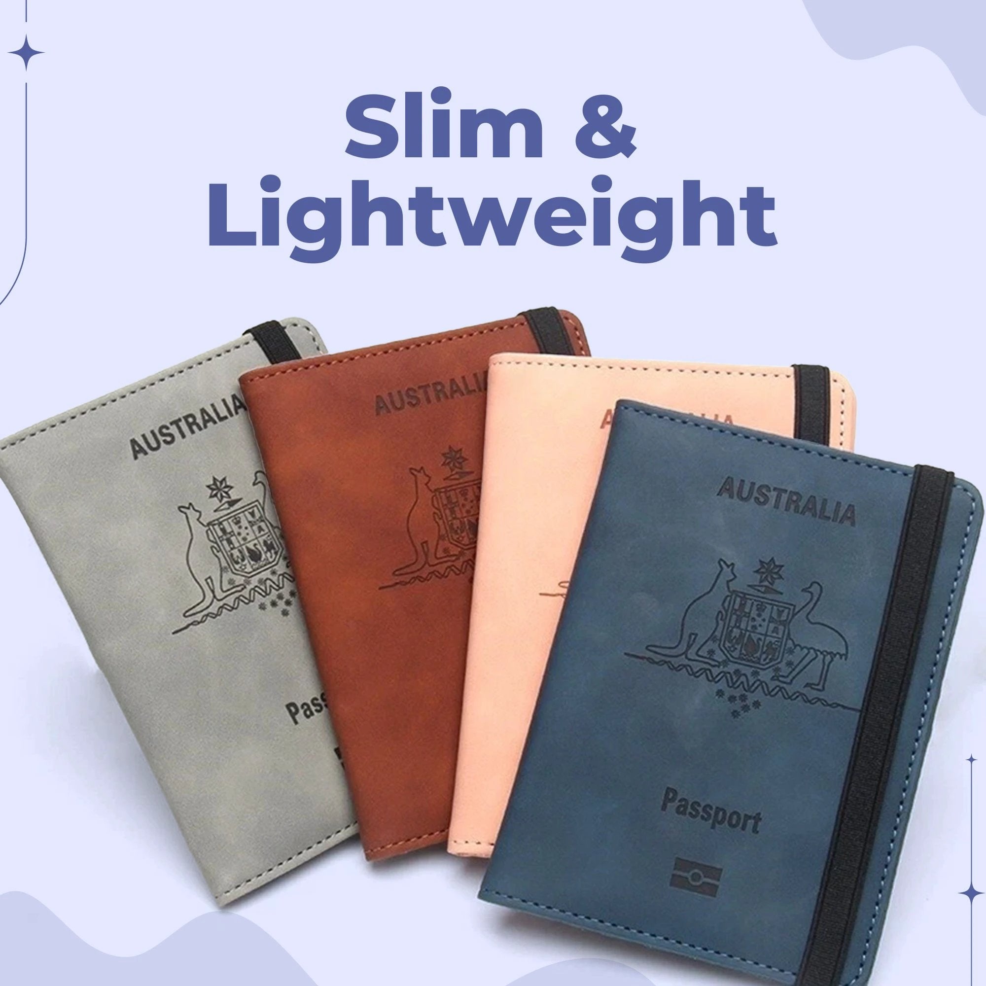 Passport Wallet for Travelling Bowlift by Bowlift