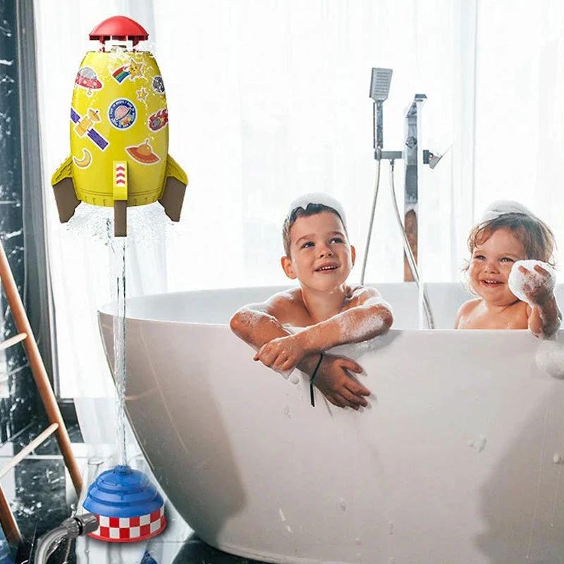Summer Toy Rocket Sprinkler for Outdoor Use by Bowlift