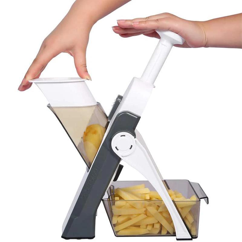 Adjustable Safety Vegetable Cutter by Bowlift