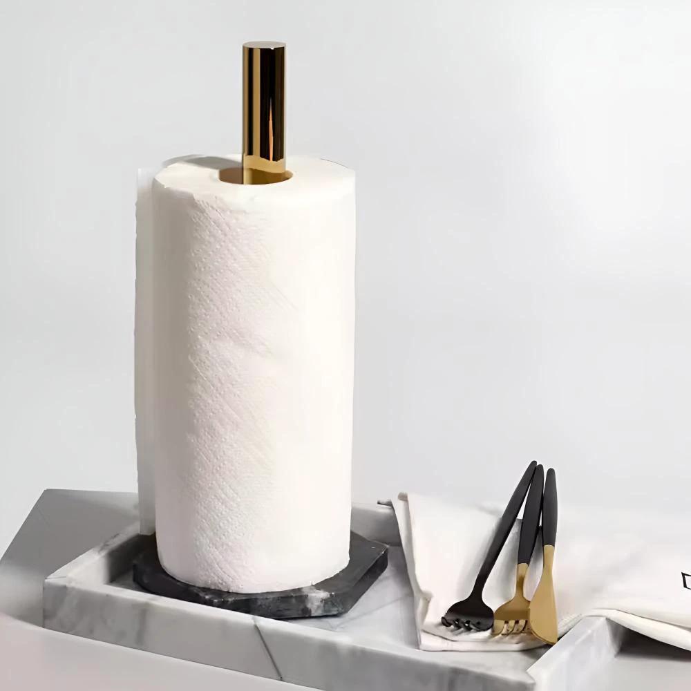 Marble Base Paper Towel Holder by Casa & Beyond