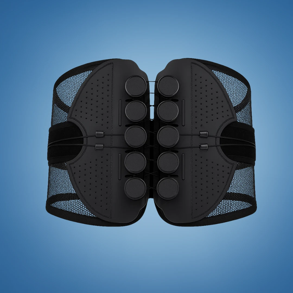 Lower Back Pain Relief – Breathable Mesh & Adjustable Fit – Improves Posture for Office & Everyday Comfort Bowlift by Bowlift