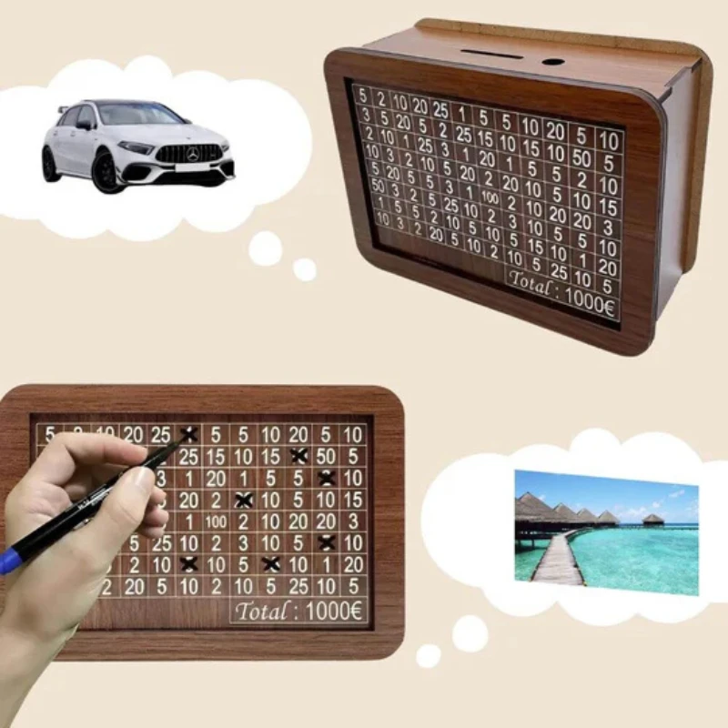 Decorative coin box with integrated LCD counter Bowlift by Bowlift