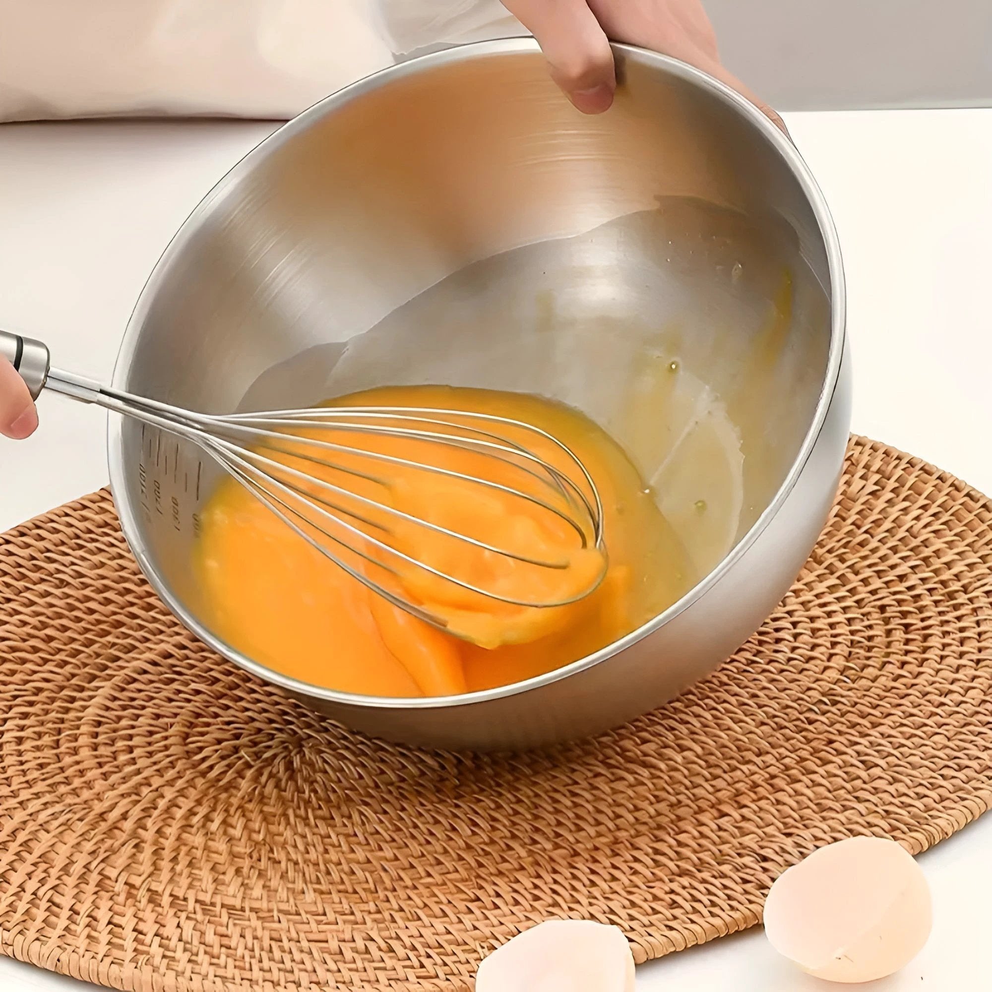 3pcs Stainless Steel Mixing Bowl Set by Casa & Beyond