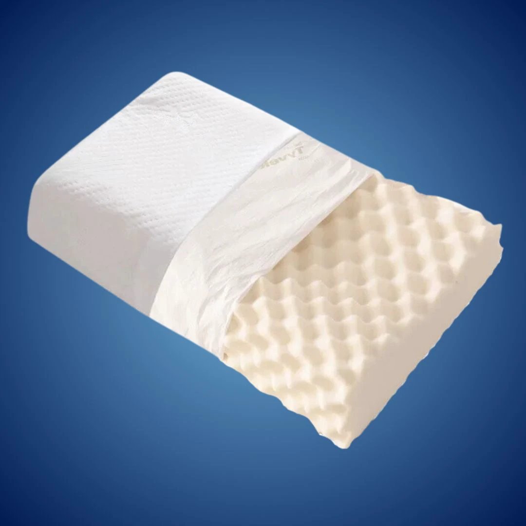 EcoNeck Comfort | 100% Natural Latex Orthopedic Pillow - for Neck Pain - Comfortable and Supportive Pillow - Better Sleep - Wellness Bowlift by Bowlift
