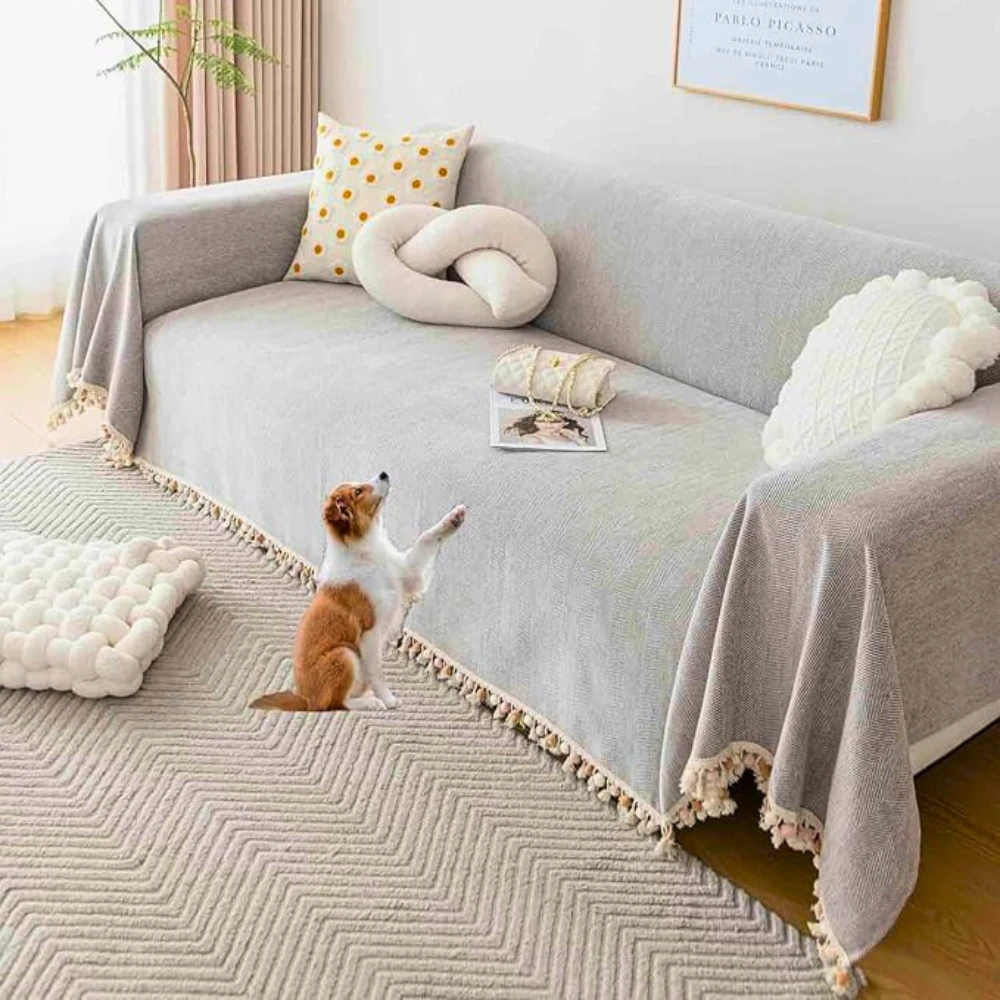 Elegant Plush Sofa Blanket Shield by Casa & Beyond