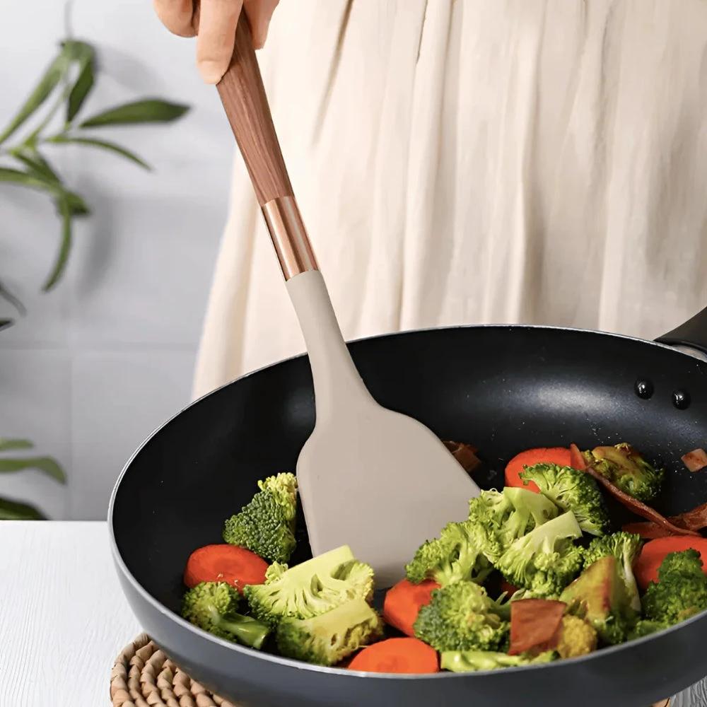 Luxe Silicone Cooking Utensils | 10 Pcs Set by BowLift
