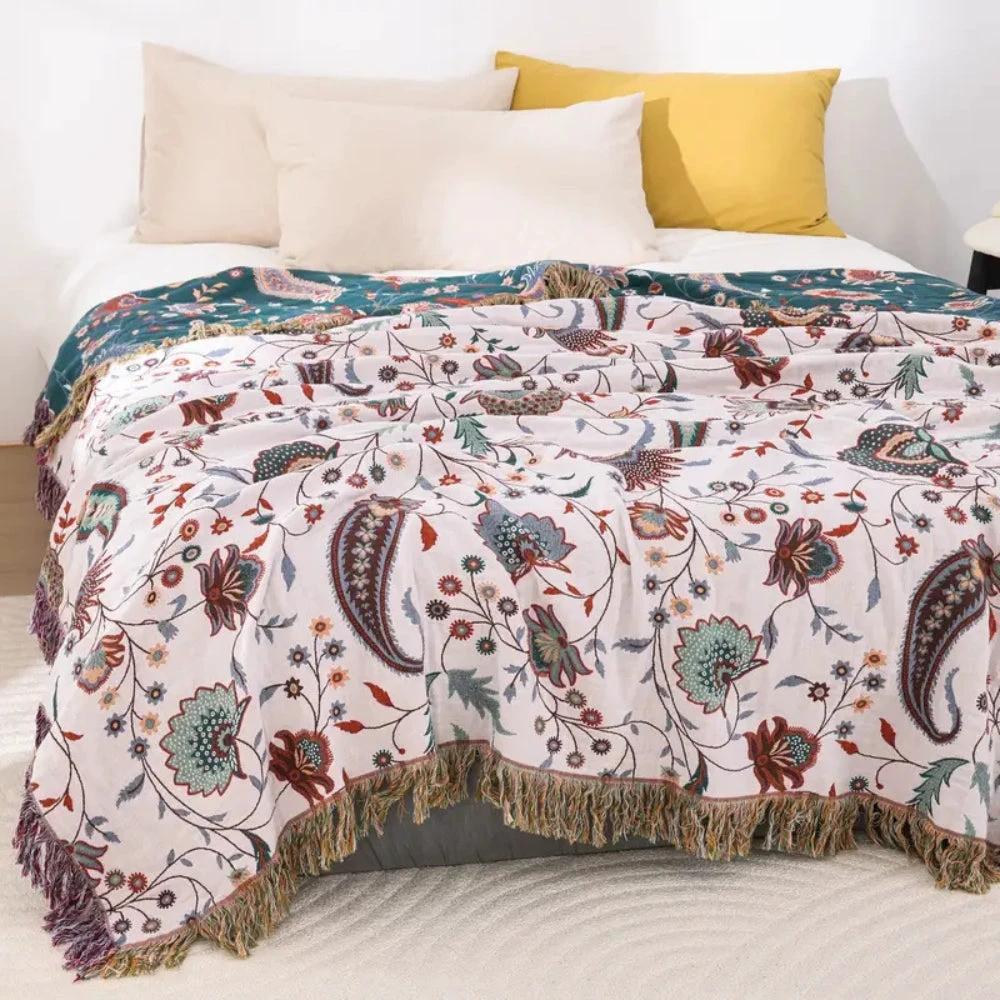 Liora Vintage Reversible Soft Blanket by Casa & Beyond