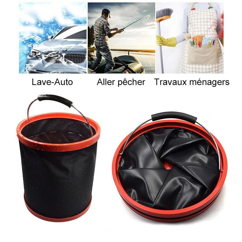 Foldable portable bucket for outdoor fishing by Bowlift