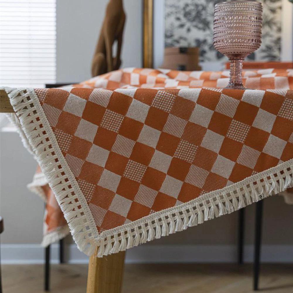 Heritage Checkered Tablecloth by Casa & Beyond