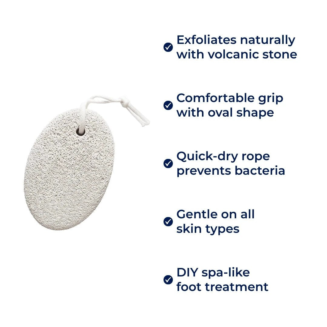 Hard Skin Relief – Natural Volcanic Rock – Smooth Cracked Heels Fast with Home Pedicure Bowlift by Bowlift