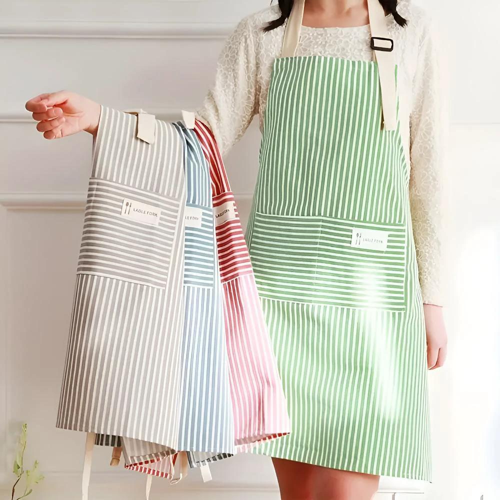 Kawaii Stripes Apron by Casa & Beyond