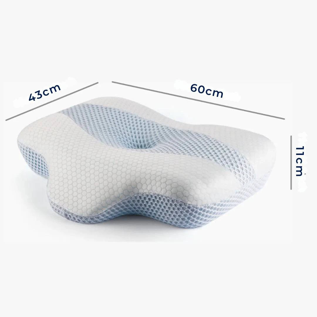 RestAlign Neck Pain Orthopedic Pillow | Cervical Cooling Memory Foam Pillow - Neck Pain Relief - Spinal Alignment Support Pillow Bowlift by Bowlift