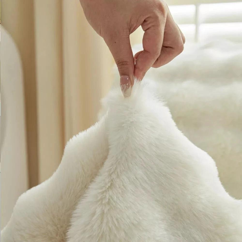 Faux Fur Recliner Sofa Cover by Casa & Beyond