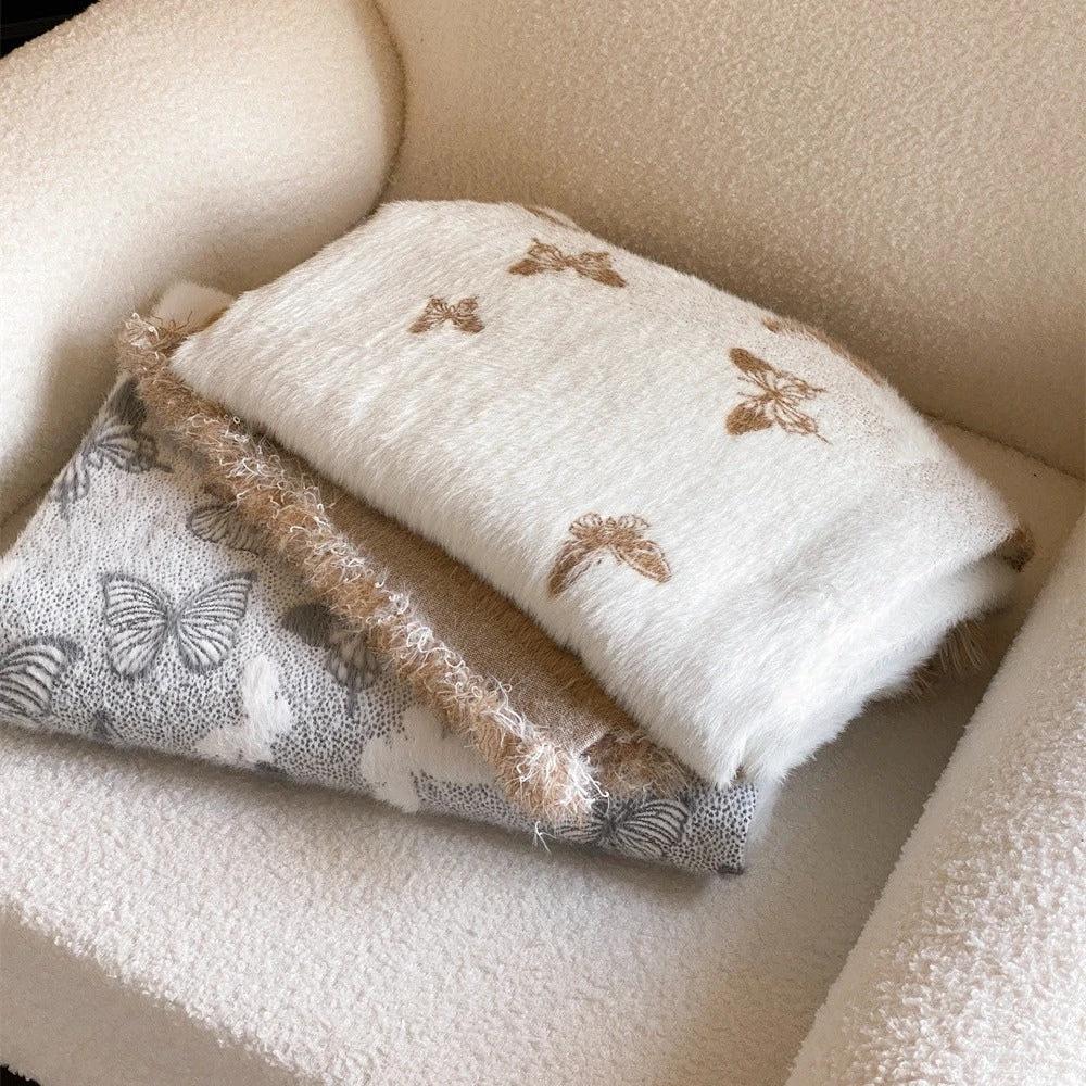Oriental-Inspired Mink Blanket by Casa & Beyond