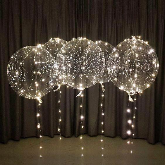 GlowBalloons - LED Balloons with Fairy Lights Bowlift by Bowlift