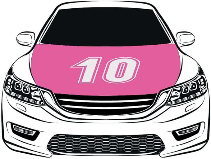 Number Car Hood Cover Flag ,Engine Flag ,3.3X5ft/6X7FT, 100% Polyester Elastic Fabrics Can be Washed Suitable for large SUV and Pickup Trucks by flagsshop