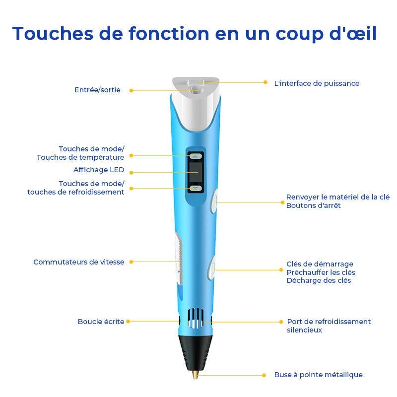 3D printing pen by Bowlift