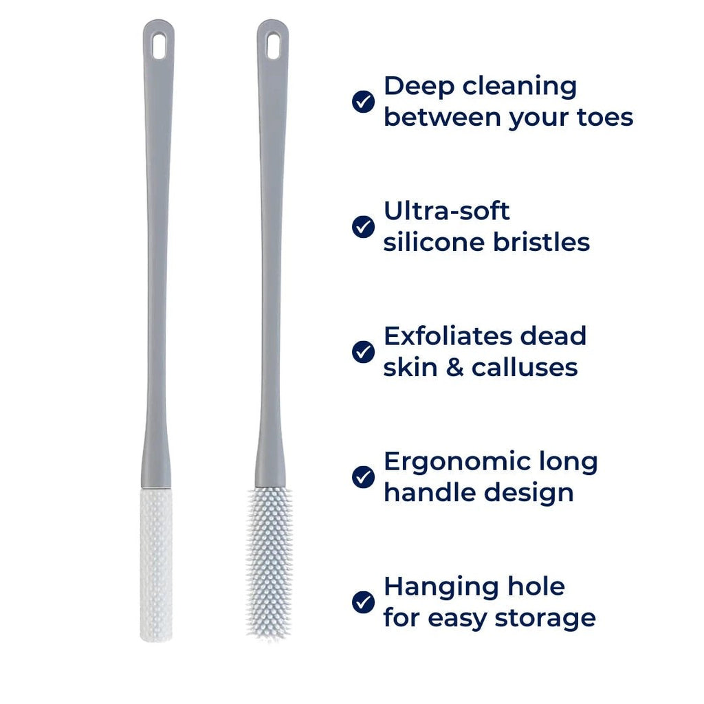 Deep Dirt And Dead Skin Removal – Soft Silicone Bristles – Sensitive Feet And Daily Hygiene Bowlift by Bowlift