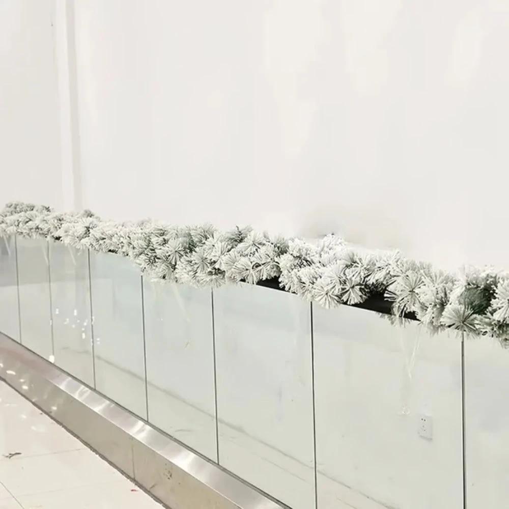 Holiday Frosted Christmas Garland by Casa & Beyond