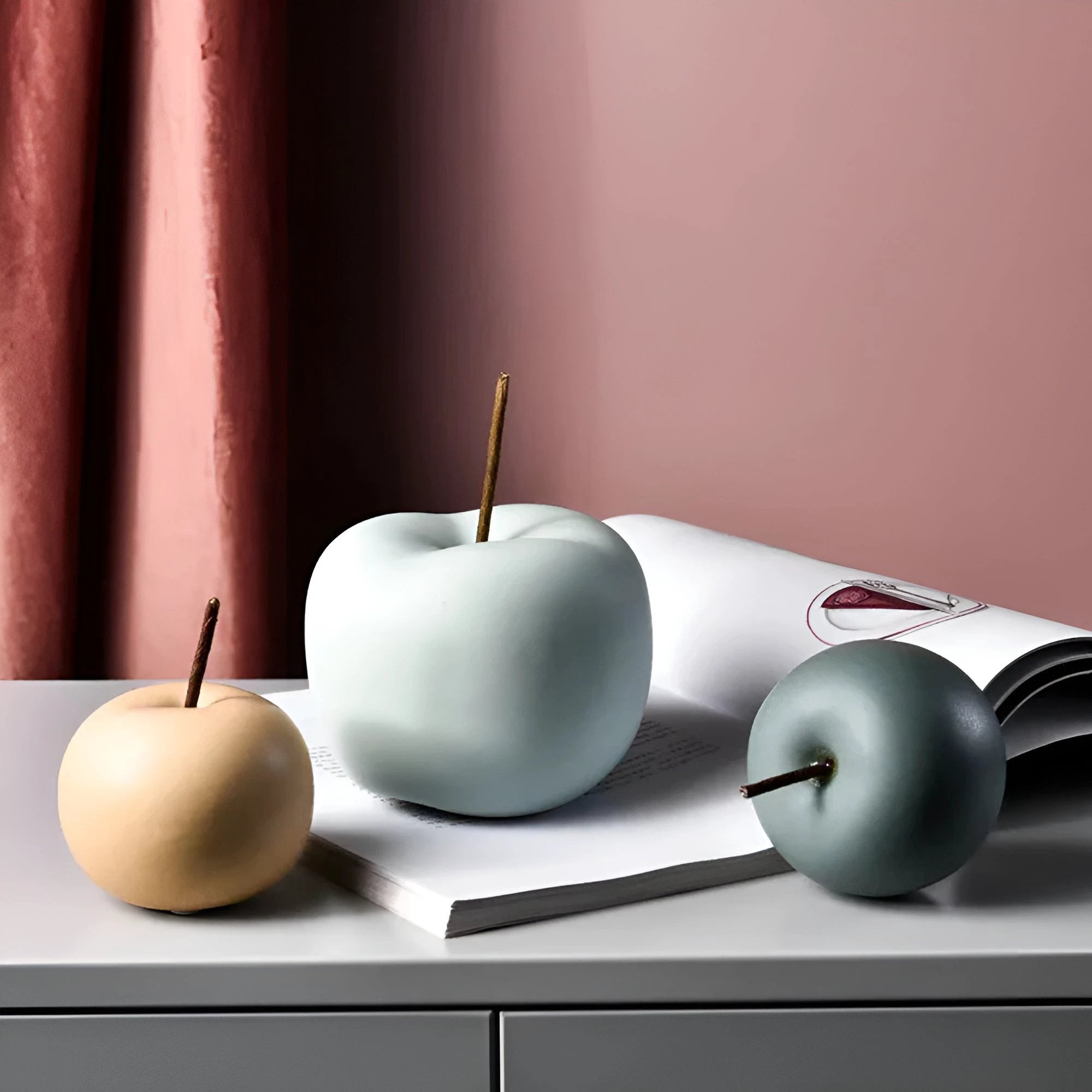 Apple Ceramic Ornaments by Casa & Beyond