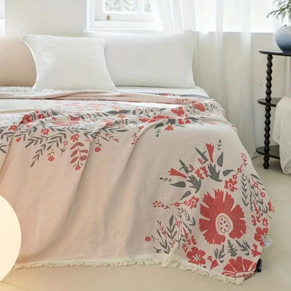 Versailles-Inspired Reversible Floral Blanket by Casa & Beyond