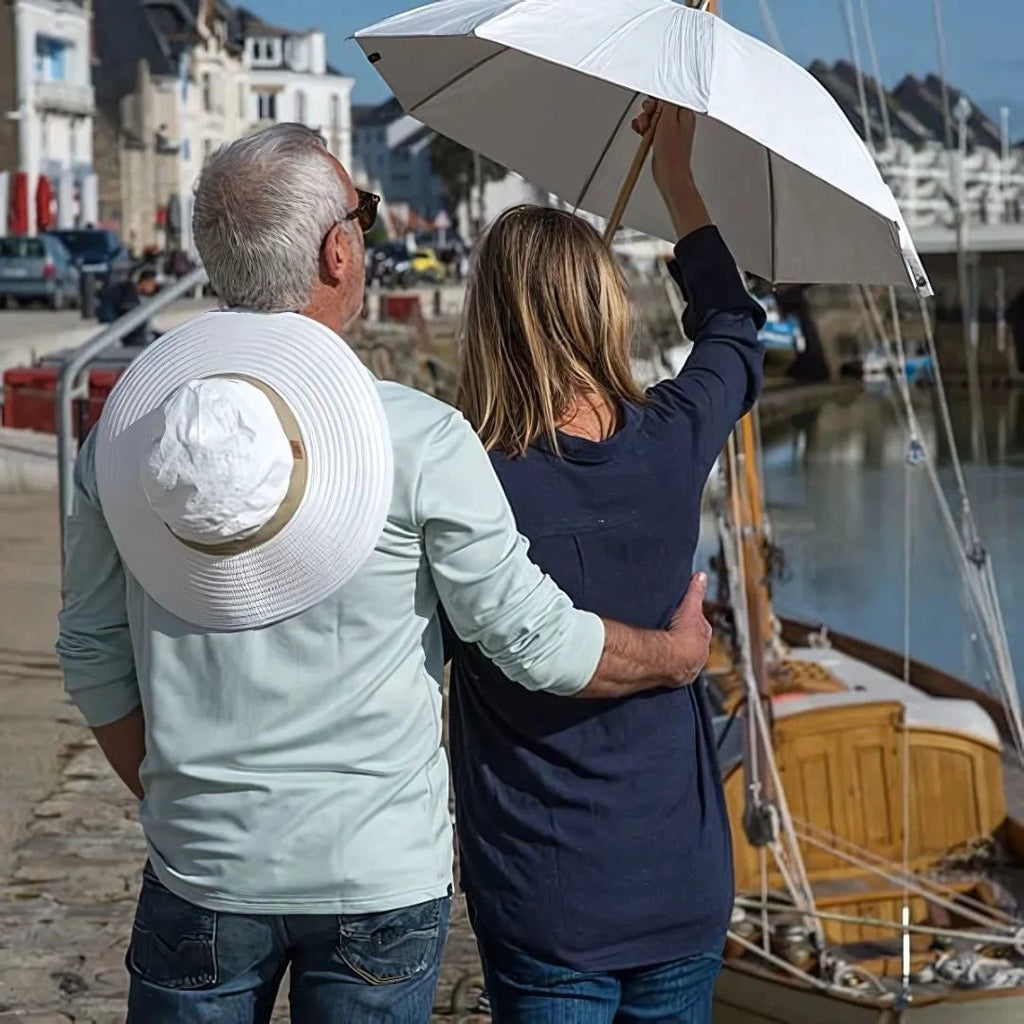 UrbanBrolly | Mini UV Folding Umbrella – UPF 50+ Sun Protection – Water‑Repellent – Lightweight Pocket‑Size Travel Use Bowlift by Bowlift
