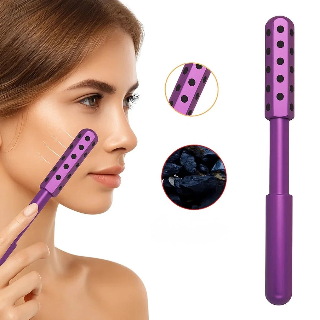 Depuff & Lift Skin – Smooth Metal Cooling Design – Boost Circulation & Glow for Cheeks Neck Face Bowlift by Bowlift