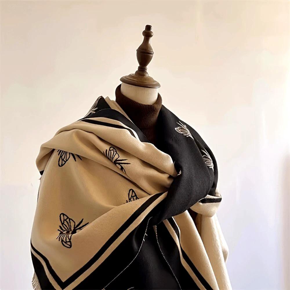 Nuvia Bee Pattern Winter Scarf by Casa & Beyond