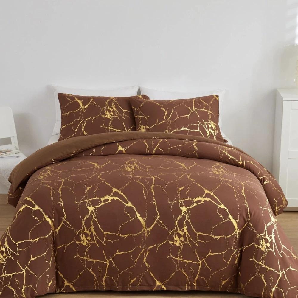 Lux Marble Premium Duvet Cover Set by Casa & Beyond