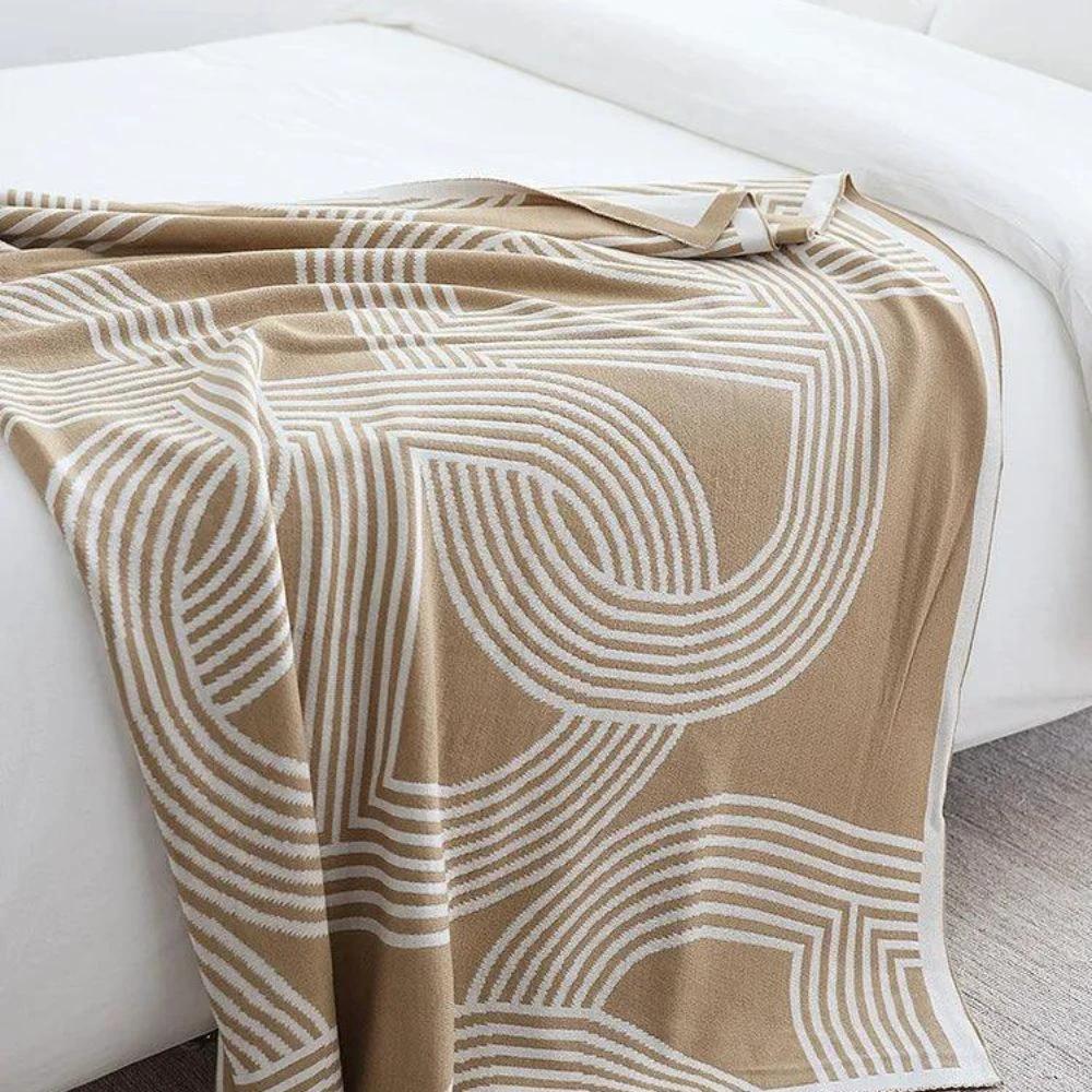 Snuggle Maze Knit Blanket by Casa & Beyond