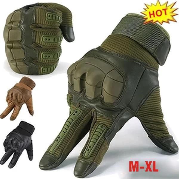 Military tactical gloves with full fingers by Bowlift