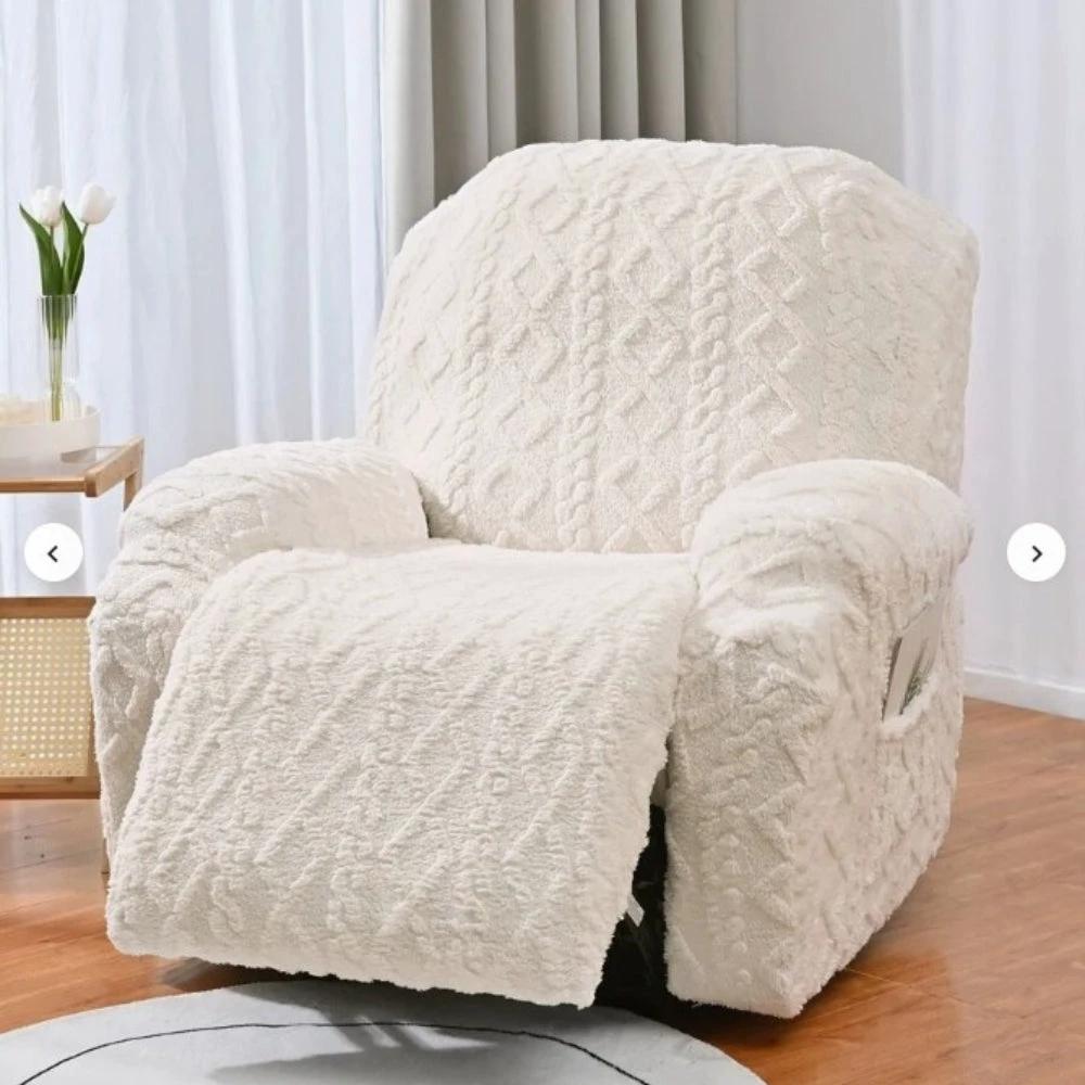 Jacquard Stretch Recliner Sofa Cover by Casa & Beyond