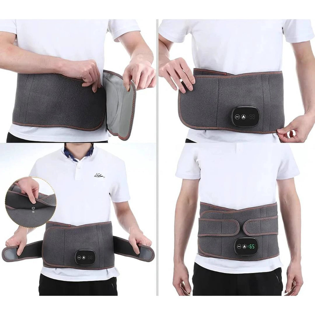 ThermaRelief Heated Belt for Back Pain | Red Light Therapy - Adjustable Belt - Relieves Back Pain - Relieves Muscle Tension - Improves Circulation Bowlift by Bowlift