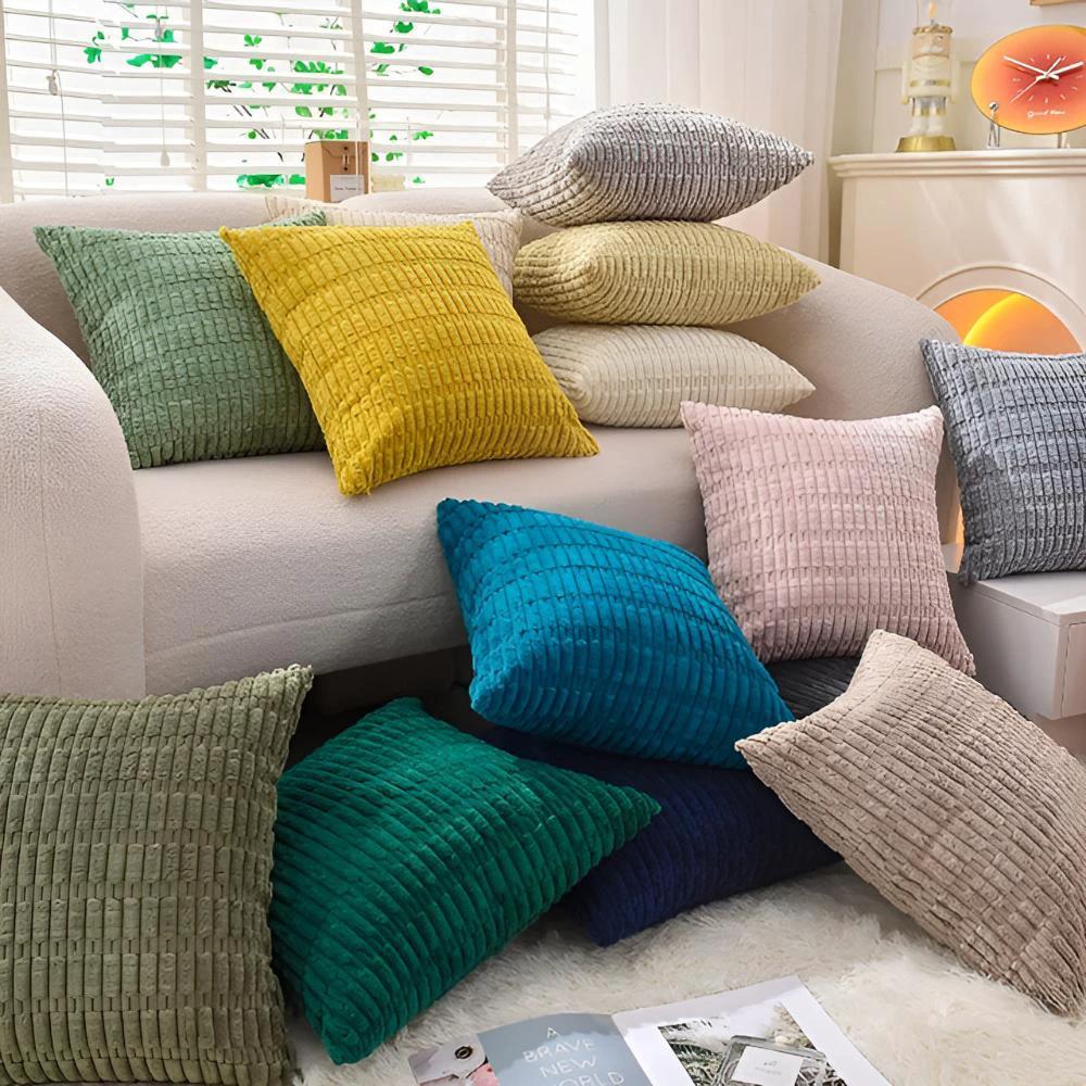 Plush Ridge Cushion Covers by Casa & Beyond