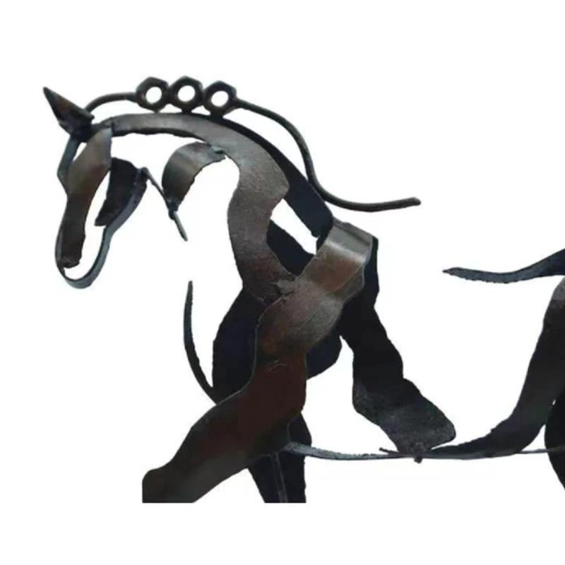 Hollow Metal Horse Ornament by Bowlift