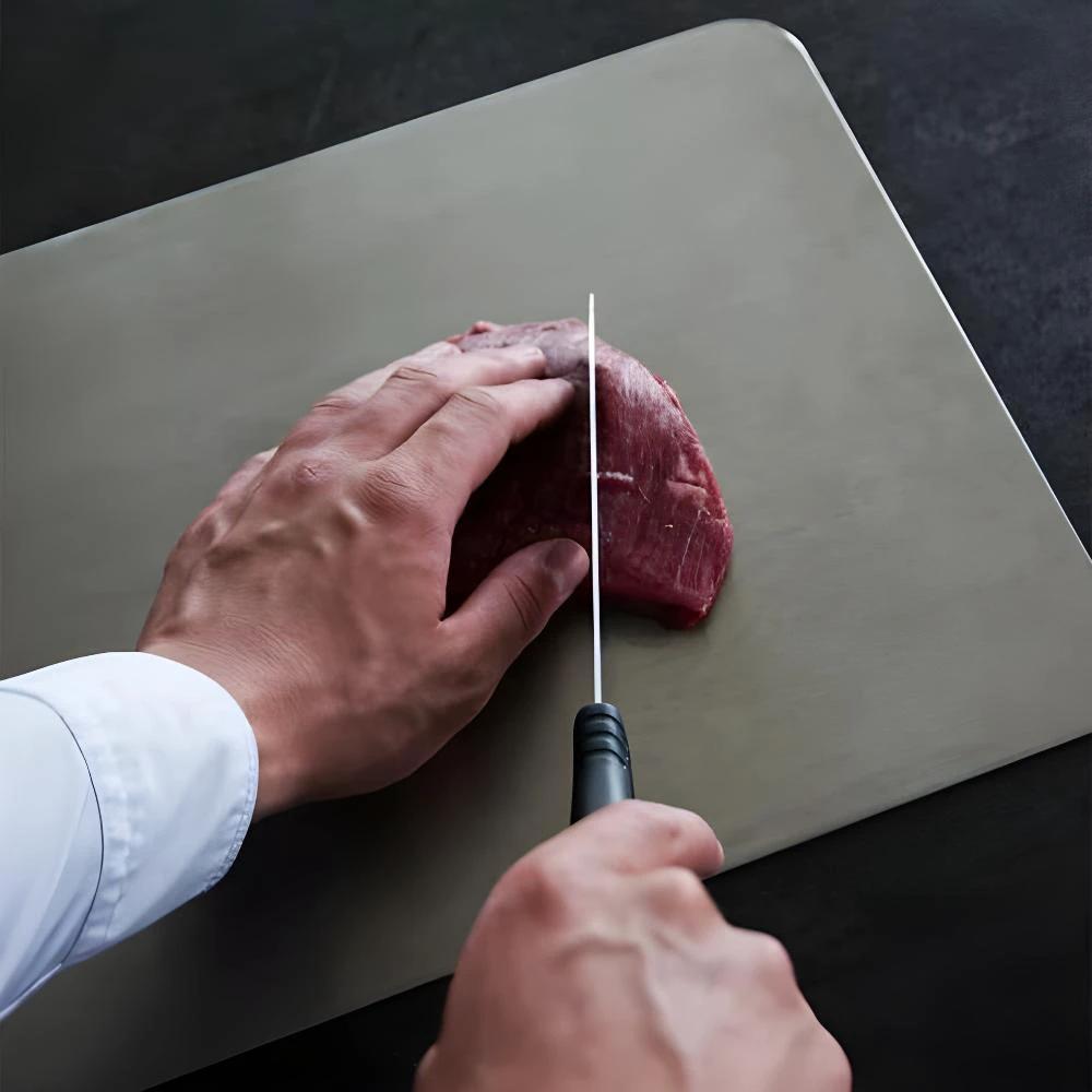 Premium Stainless Steel Chopping Board by Casa & Beyond