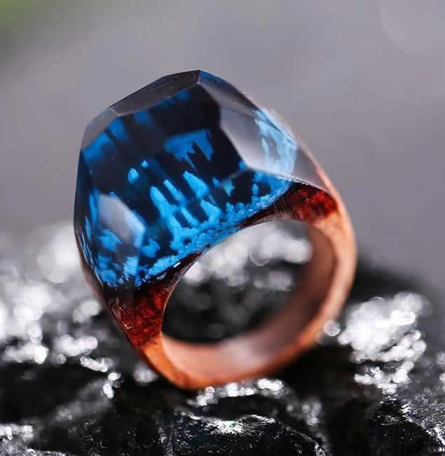 Quanta - Magic Forest Resin Ring by Bowlift