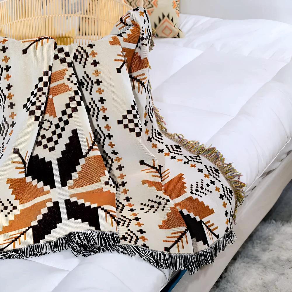 Moroccan Boho Pattern Picnic Mat by Casa & Beyond