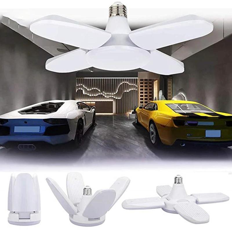 Foldable deformable universal garage lamp by Bowlift