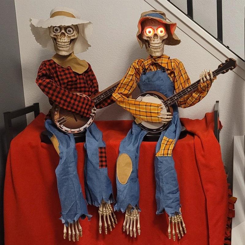 Animated Duel Banjo Skeletons S DrôLes by Bowlift