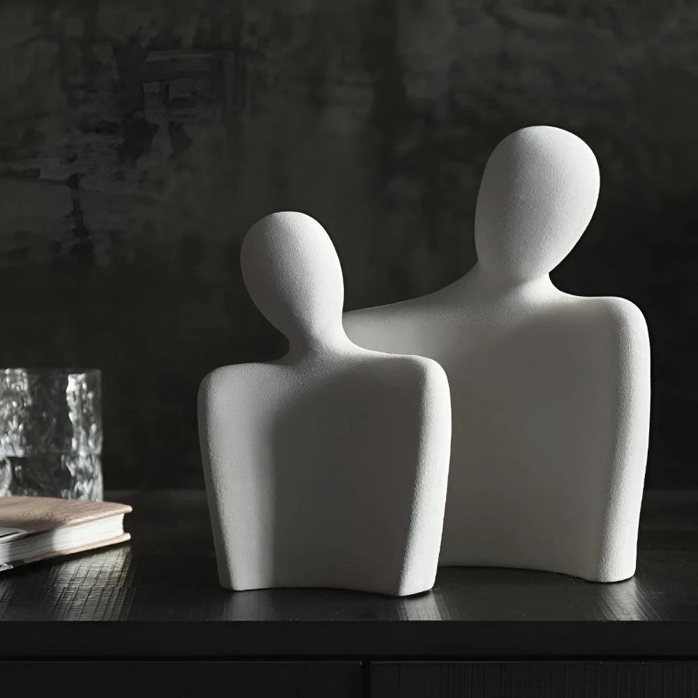 Romantic Couple Ceramic Sculpture by Casa & Beyond