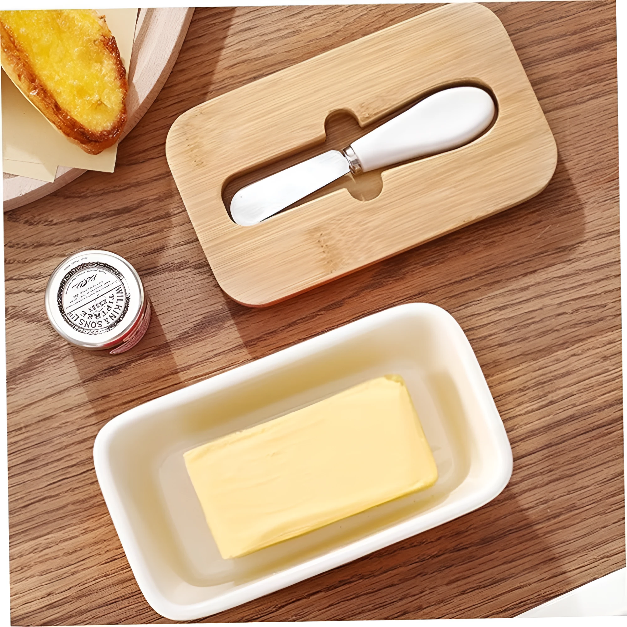 Sleek Butter Cutter Container by Casa & Beyond