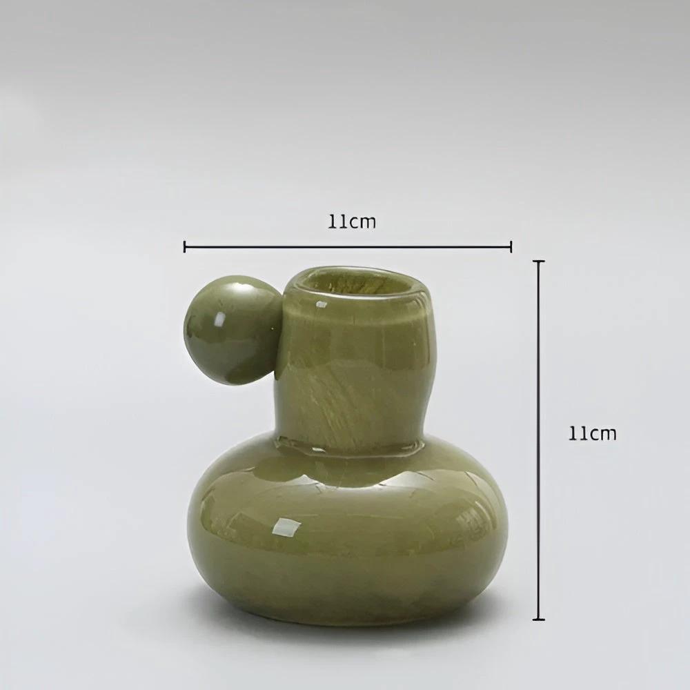 Celestial Nordic Glass Candle Holder by Casa & Beyond