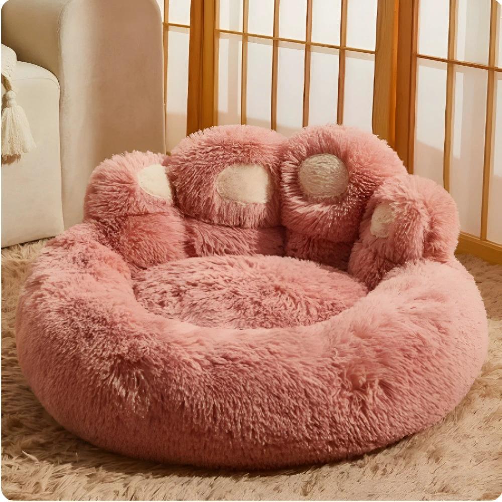 Furry Paw-Shaped Pet Bed by Casa & Beyond