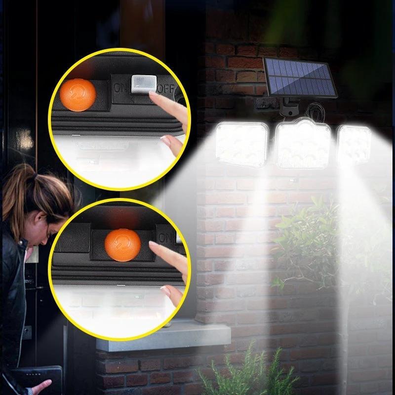 Solar Induction Wall Light Split with Remote Control by Bowlift