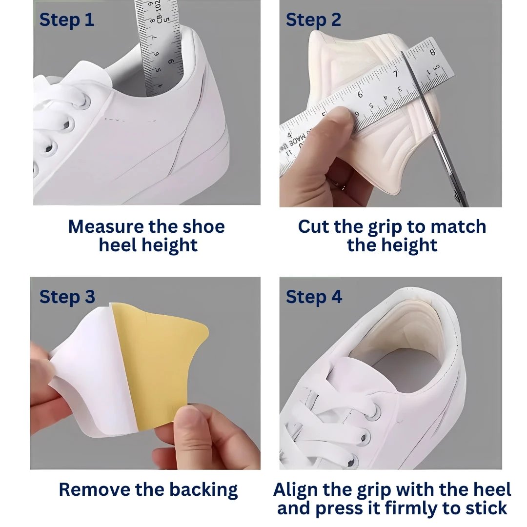ComfortFit Heel Grips for Shoes - Comfortable Fit | Reduce Friction Bowlift by Bowlift