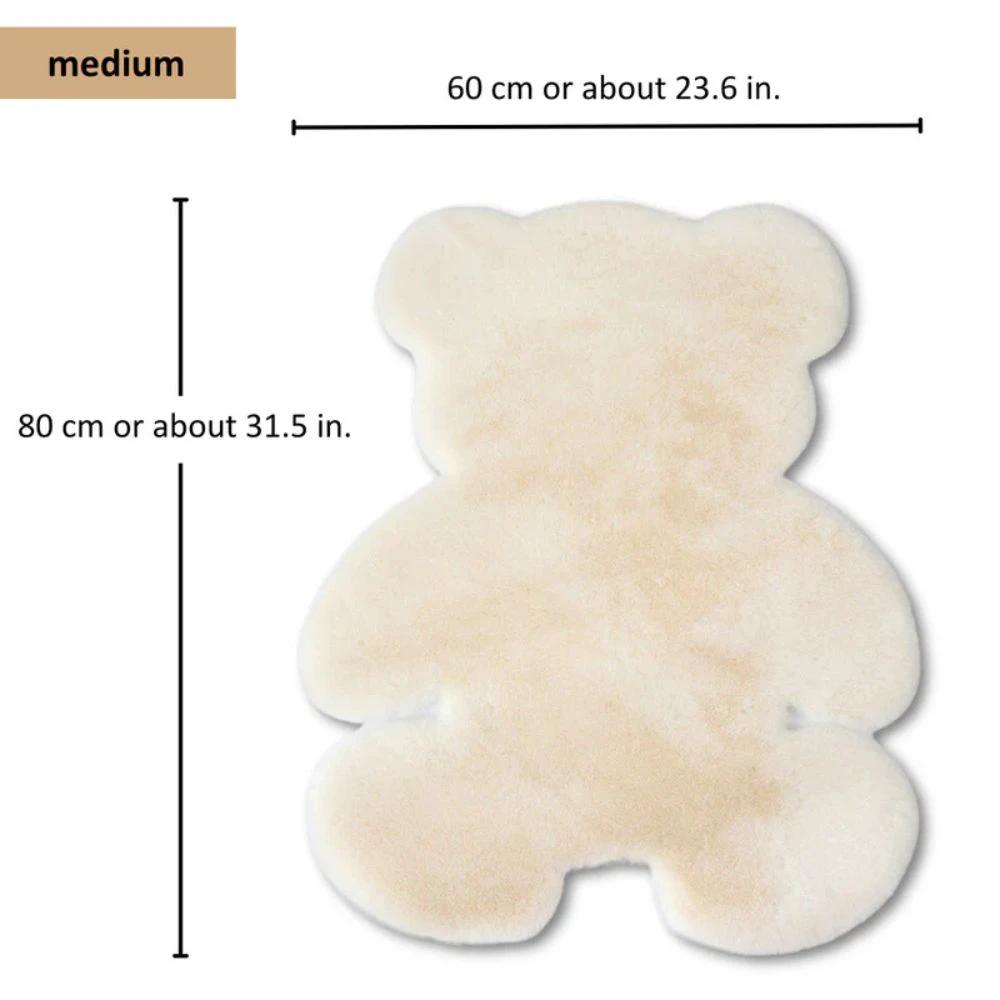 Fluffy Charm Teddy Bear Rug by Casa & Beyond