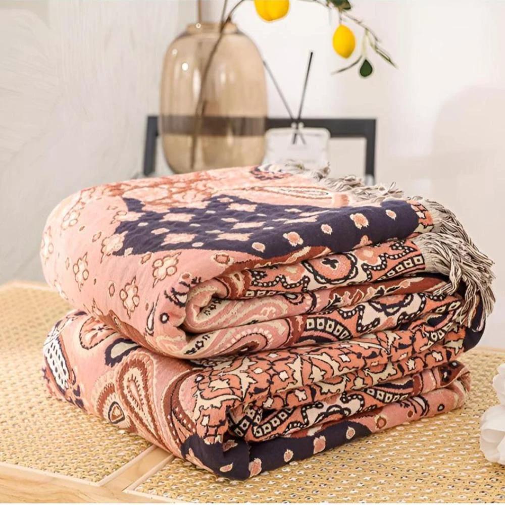 Bohemian Paisley Bliss Blanket by Casa & Beyond