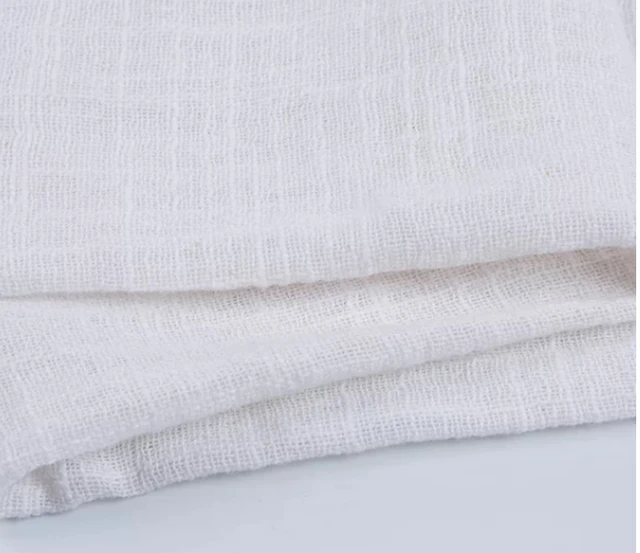 10Pcs Cotton Cheesecloth Gauze Table Napkin Washable Table Napkin by Bowlift